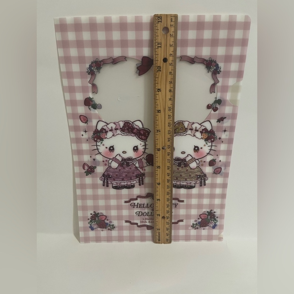 Hello Kitty and Mimi Dolly Mix 50th Anniversary Thin File Folder - Picture 4 of 5